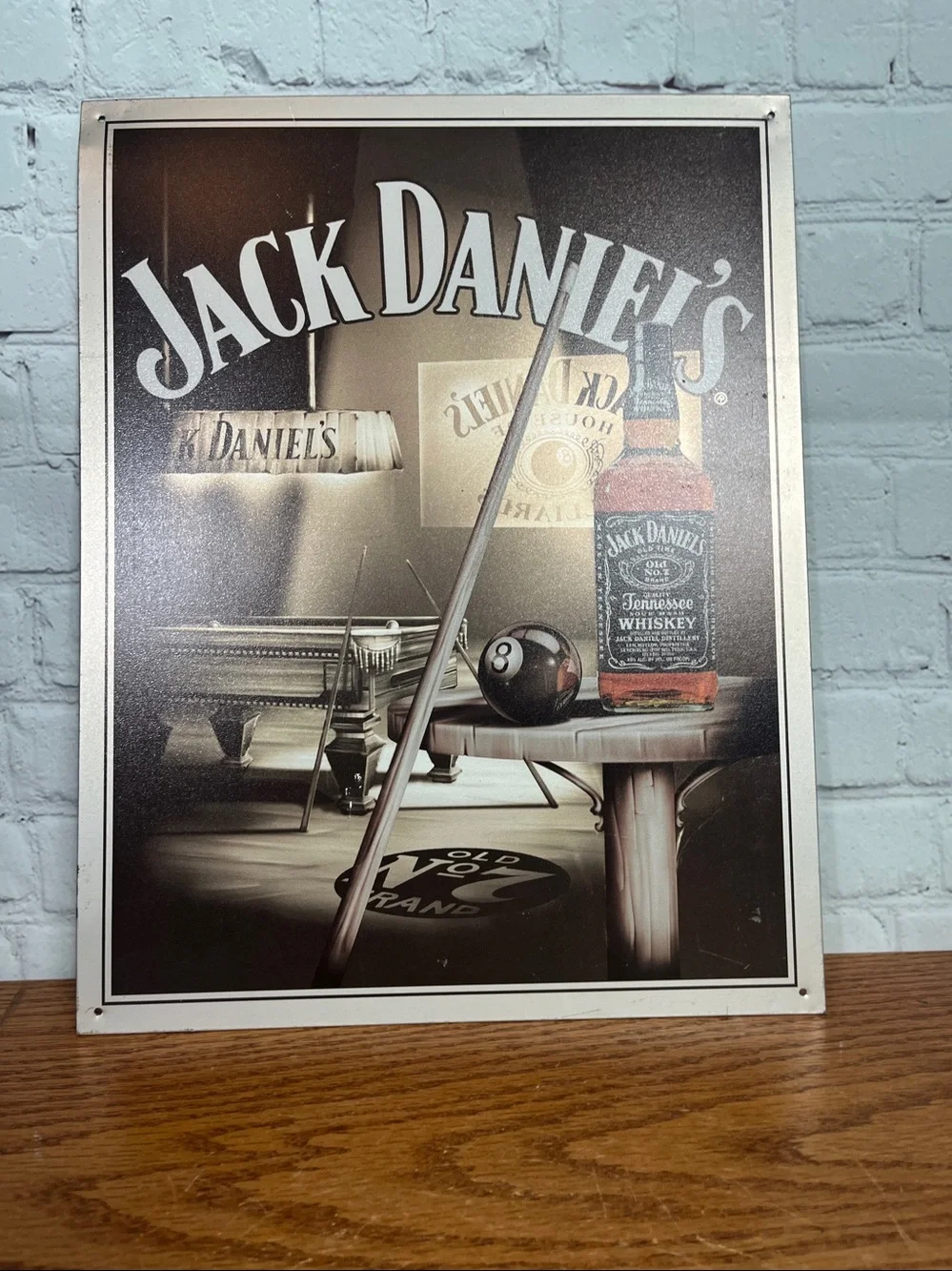 Jack Daniel's Whiskey Tin Metal Sign 2004